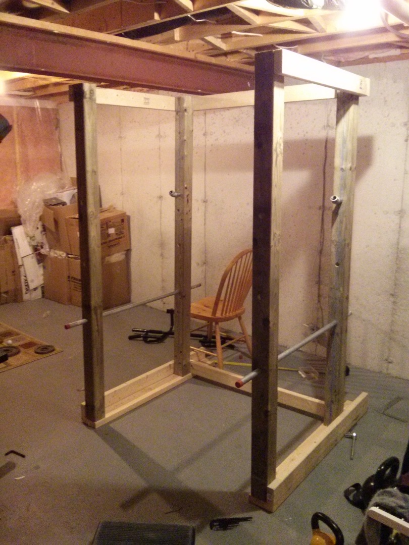 Randle Taylor  Home built power rack