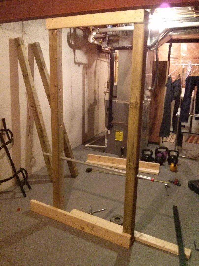 First frame assembled