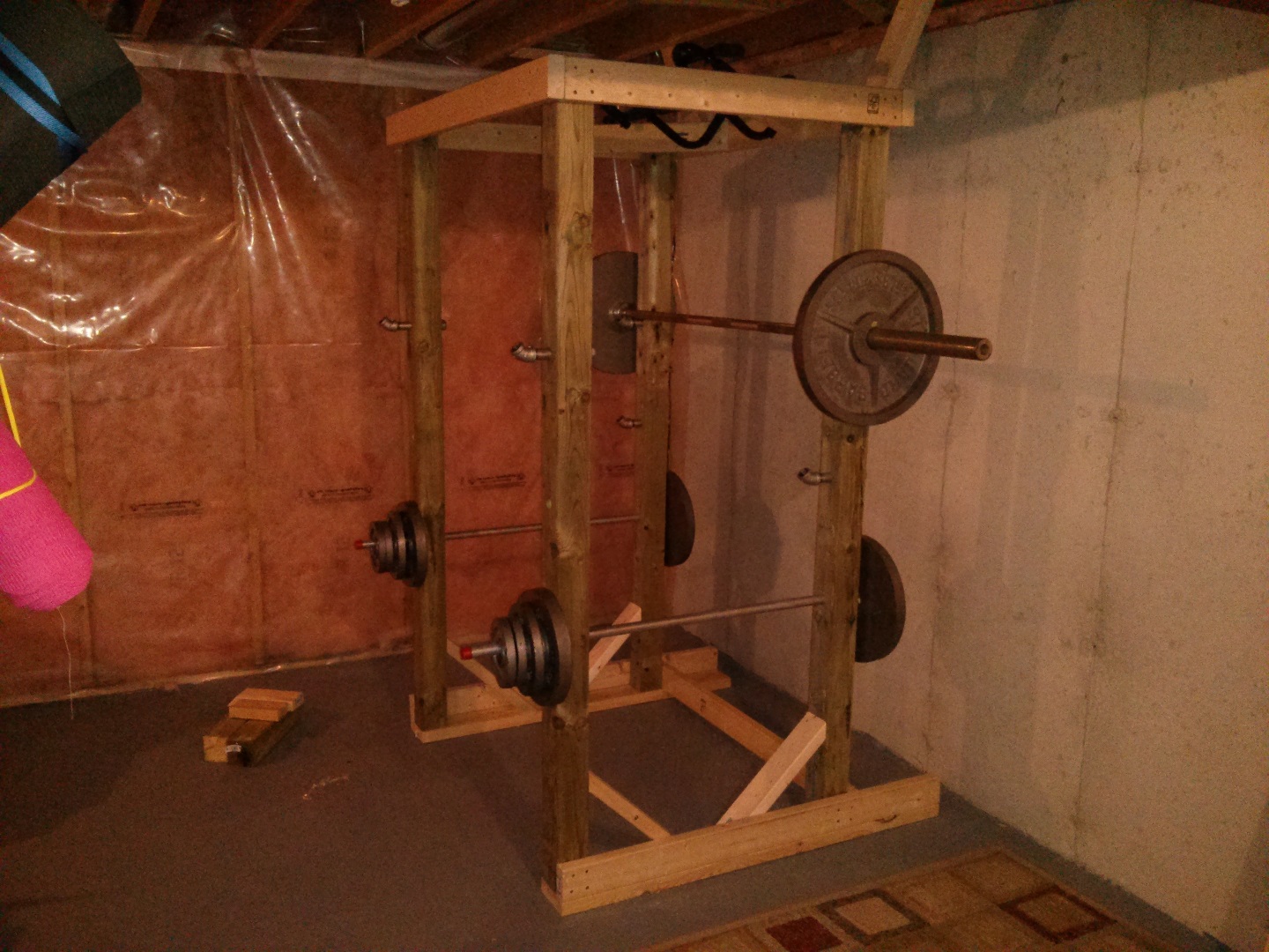 Squat rack for discount basement